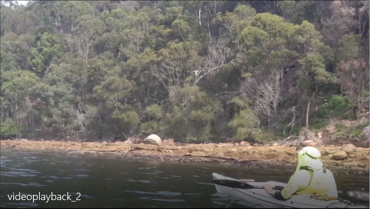 Picture of teacher in a kayak